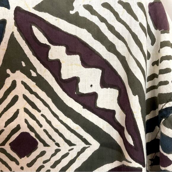 Patagonia Aloha Shirt Short Sleeve Tapas Print Multi-Color Tiki Men's Sz Med - Picture 3 of 8